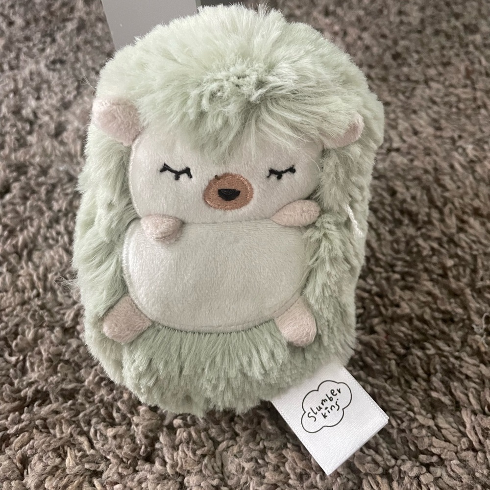 Cute Plush Hedgehog Toy Seafoam